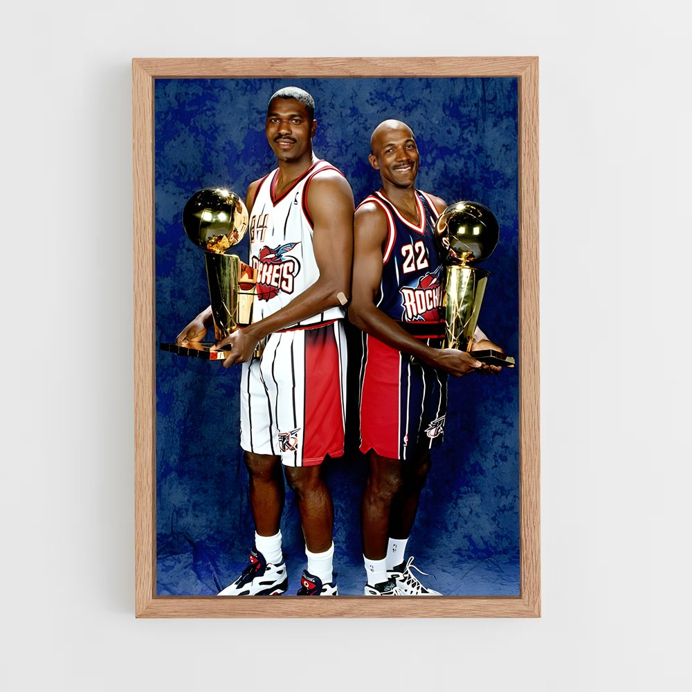 Poster Trophées des Rockets – affiche Basketball (vue 4)